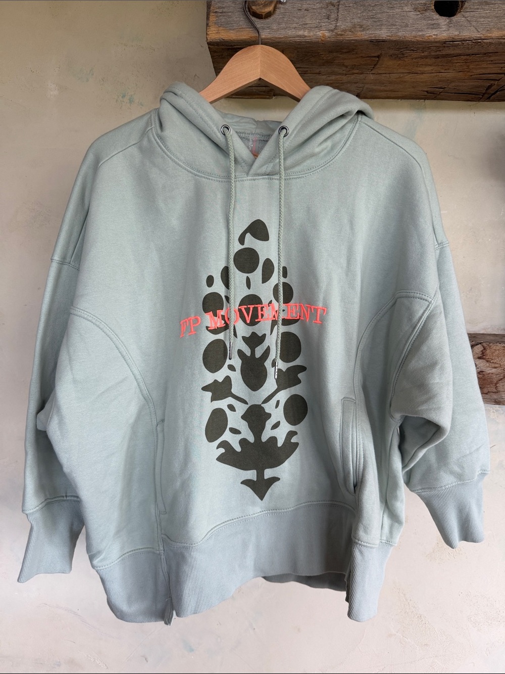 FP Movement Triple Threat Hoodie in sage green